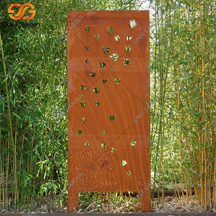 コルテン屋外装飾スクリーン