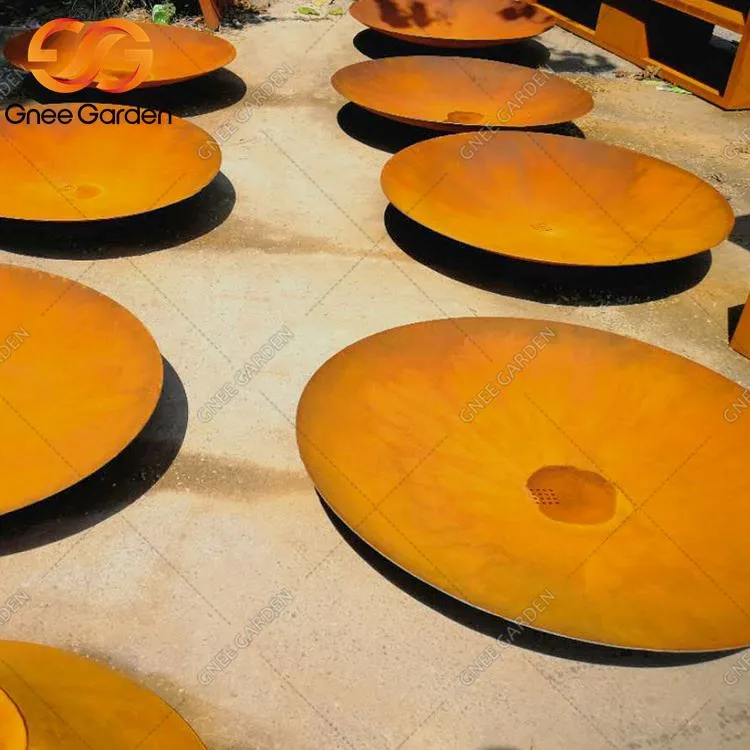 コルテン屋外薪ストーブ