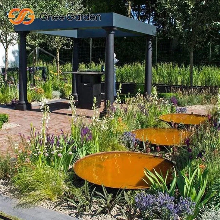 コルテンスチールファイアピットの耐候性