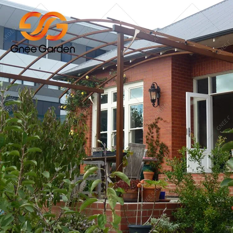 コールテン スチール メタル ガーデン ガゼボ