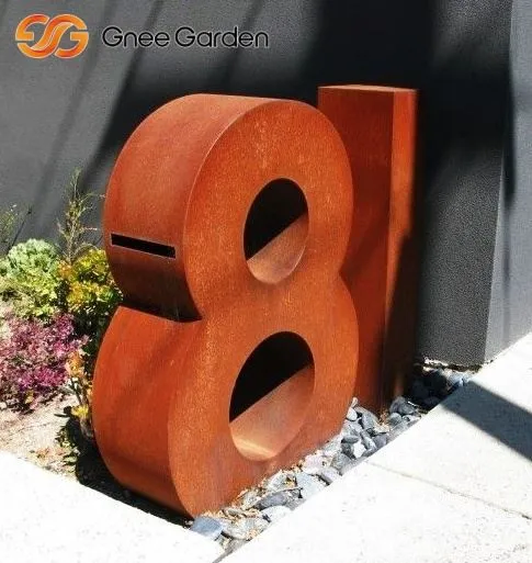 販売のためのCorten Steel Metal Letterbox