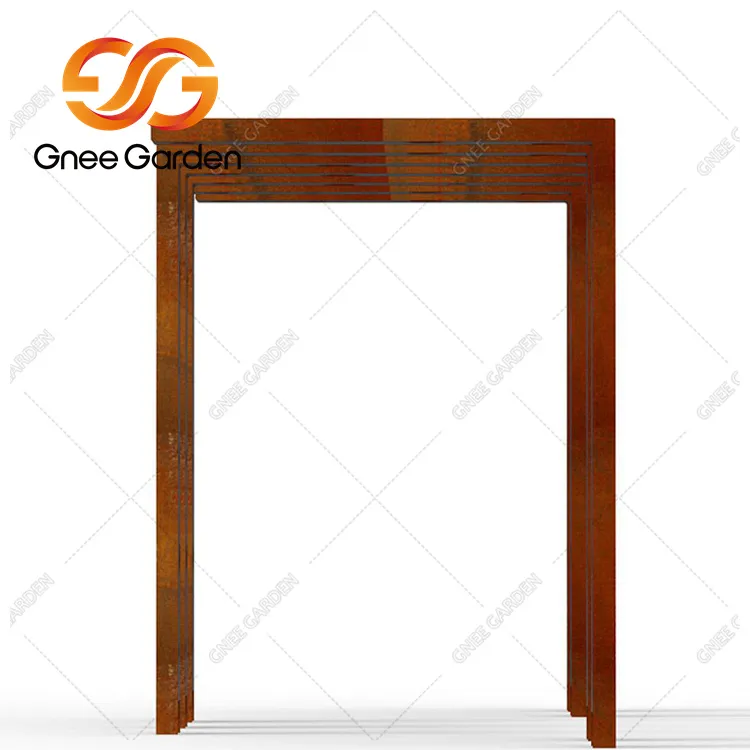 コールテン スチール パティオ ガーデン ガゼボ