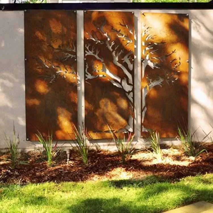 ホームガーデンレーザーカットフェンスパネル屋外