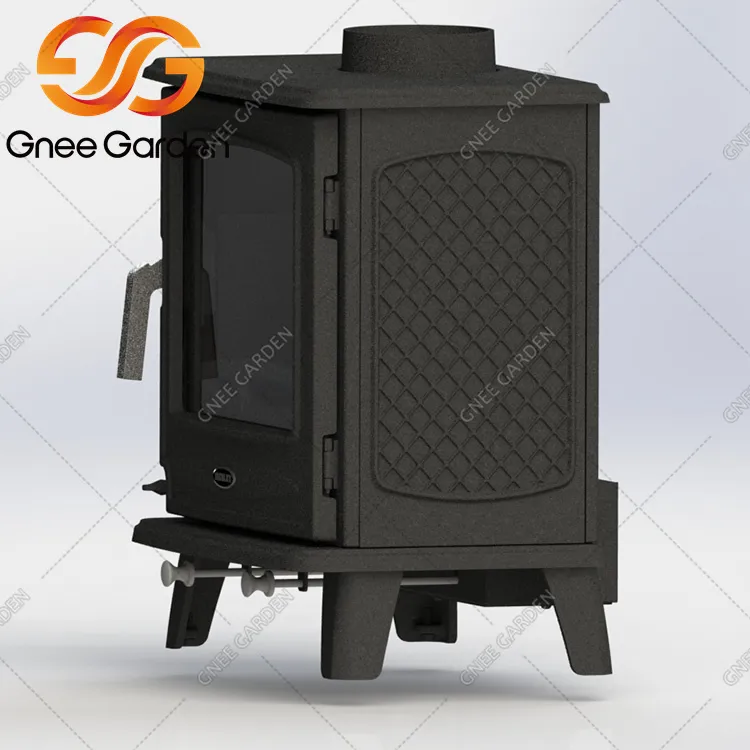 リビングルームの薪ストーブ