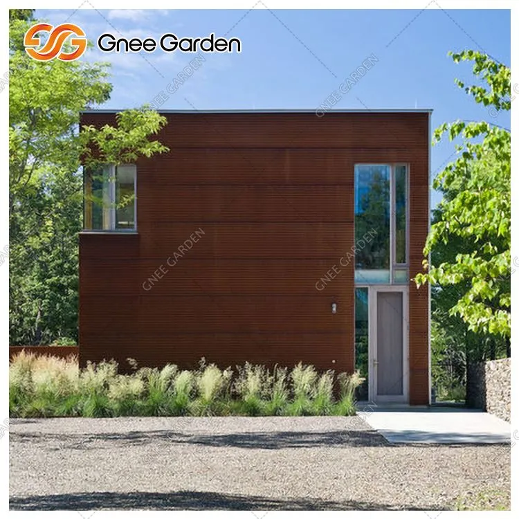 コルテンメタルビルディングインテリア壁パネル