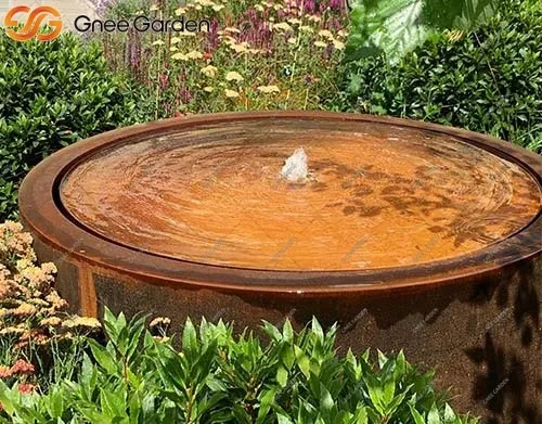 Corten Steel outdoor water fountains Corten Steel outdoor water fountains