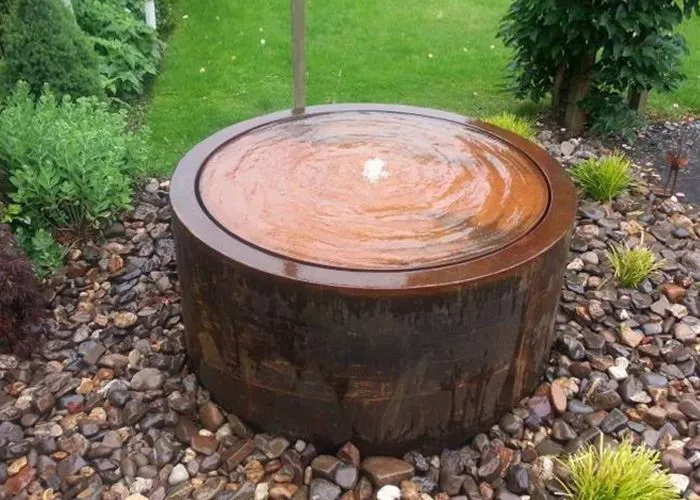 錆びた鋼鉄の水の特徴