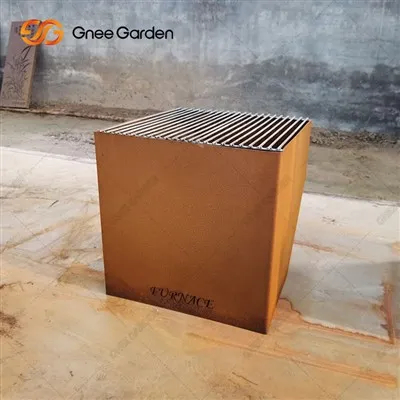 屋外薪燃焼コルテン鋼ファイヤーピット