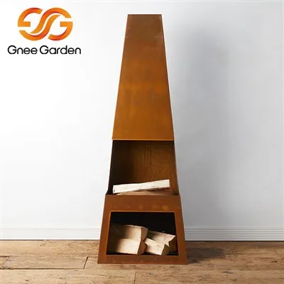 耐候性鋼鉋屋外暖炉