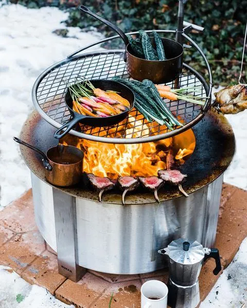 ステンレス鋼火災ピット