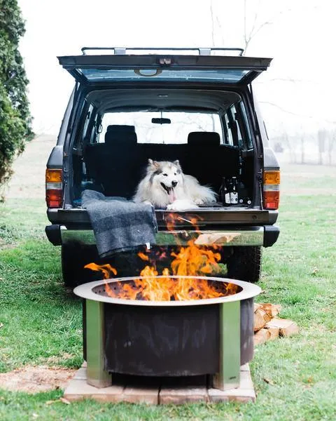 ステンレス鋼の屋外ファイヤーピット