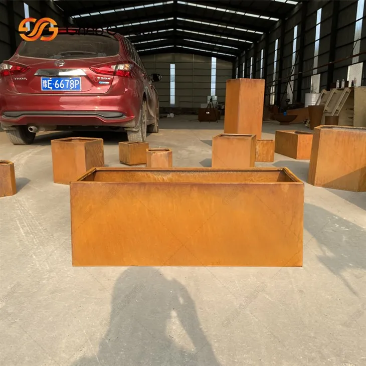 耐候性鋼プランター